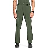 Cherokee Infinity Men Scrub Pants, 6 Pockets, Tapered Leg with Zip Fly Front and Inside Functional Drawstring Cargo - CK200A