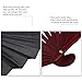 FENICAL Bamboo Folding Hand Black Fan Wedding Party For Men