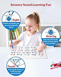 Coogam Magnetic Letters Practicing Board, Magnets