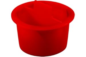Caplugs ZCPT13SQ1 Plastic Center Pull Tab Tapered Plug. CPT-13S, PE-LD, Cap OD 1.34" Plug ID 1.146", Red (Pack of 30)