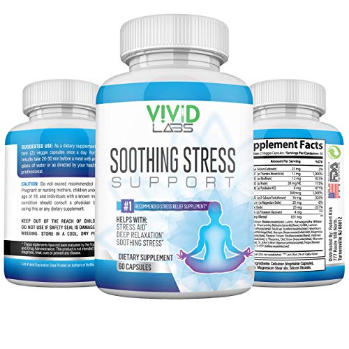 Anti Anxiety & Stress Relief Supplement Natural Plant Based Herbal