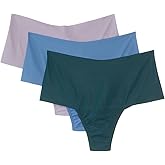 hanky panky - BreatheSoft High Rise Thongs for Women | Microfibre Knit Underwear Panties, Lingerie | Sizes (XS-XL), 3 pack