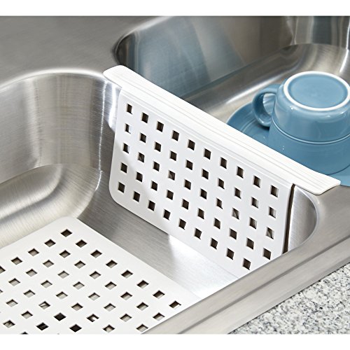 iDesign Plastic Kitchen Mat Sink Protector The Euro Collection, 11” x