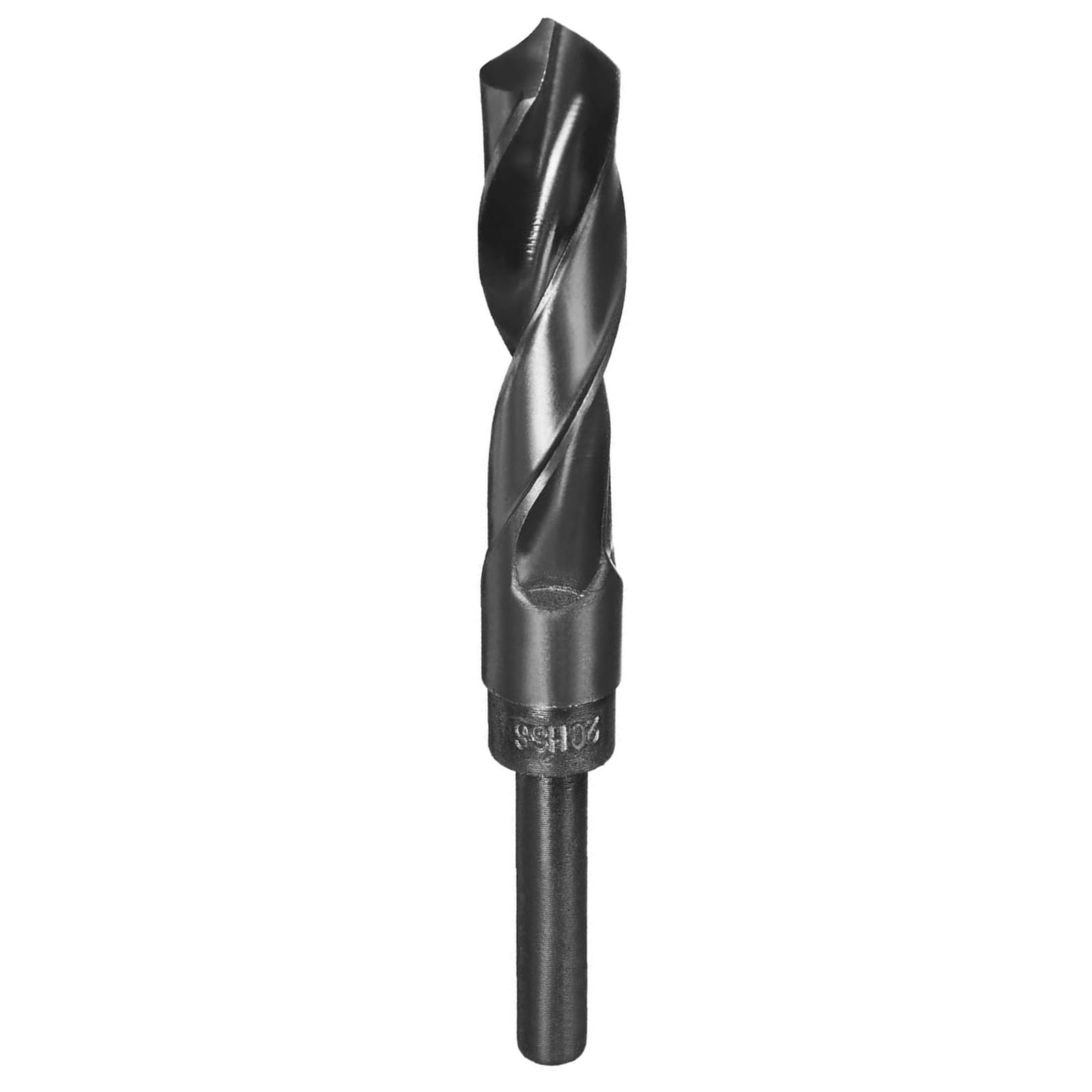 TOP-VIGOR 20mm Reduced Shank Drill Bit, High Speed Steel HSS 9341 Black Oxide with 1/2 Inch Straight Shank Drill Bit for Metal, Stainless Steel, Aluminium, Wood, Plastic