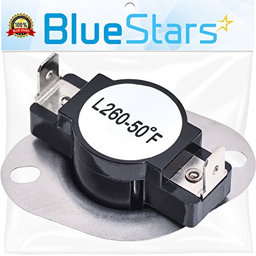 DC47-00018A Dryer High Limit Thermostat Replacement Part by Blue Stars - Exact Fit For Samsung & Kenmore Dryers - Replaces 35001092 503497 AP4201898 AP6008682 PS4205217