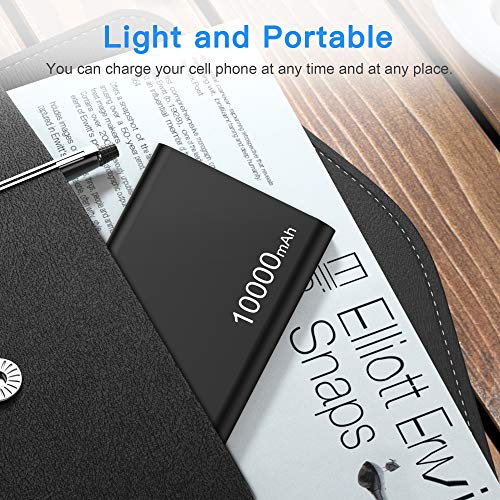 image for Eui External Battery,2 USB Outputs Portable Charger Power Bank with Ty