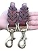 Soft Touch Collars - Leather Braided Coupler Dog Leash for Two Dogs, Brown - Walk 2 Dogs with only 1 Lead - 18 Inches Long x 3/4 inch Wide