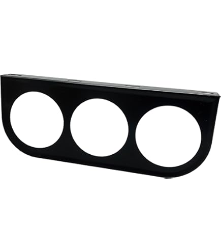 Universal 52mm/2in 3 Hole Dashboard Gauge HolderABS Triple Gauge Pod - View #2
