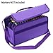 BTSKY Handy 80 Slot Carrying Lipstick Organizer Marker Case Holder for Touch Spectrum Noir Paint S, Purple