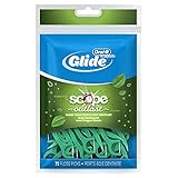 Oral B Glide Floss Picks Plus Scope Outlast - Long Lasting Mint - 75 ct