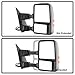 VIPMOTOZ Heated Power Remote Passenger Side Right View Telescopic Turn Signal Exterior Towing Mirror & Glass Replacement For 2008-2016 Ford Superduty F250 F350 F450 F550 Pickup Truck