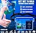 Tonando Waterproof Bags with Waist Shoulder Strap Best Dry Pouch Case to Keep Phone and Valuables Dry and Safe Perfect for Boating Swimming Snorkeling Kayaking Beach Water Parks