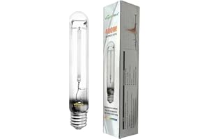 Vegelumax 400W HPS Super Grow Light Bulb,High PAR Enhanced Red and Orange Spectrum,CCT 2100K,Ultra Bright 55,000 Lumens,E39 Base,1pack