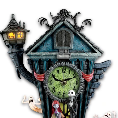 The Bradford Exchange Cuckoo Clock Tim Burton's The Nightmare Before