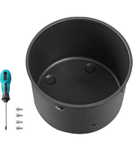 8.2" Air Fryer Crisper Tray For Ninja AF101 & AF161 Models - Premium Grill Plate Insert With Non-Stick Coating