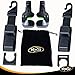 Car Headrest Hooks Organizer for ultimate storage solution, Universal-backseat purse hanger way choose if you can have the best of both. 4-Pack back seat cars hook orgenize your Handbags Purses Coat