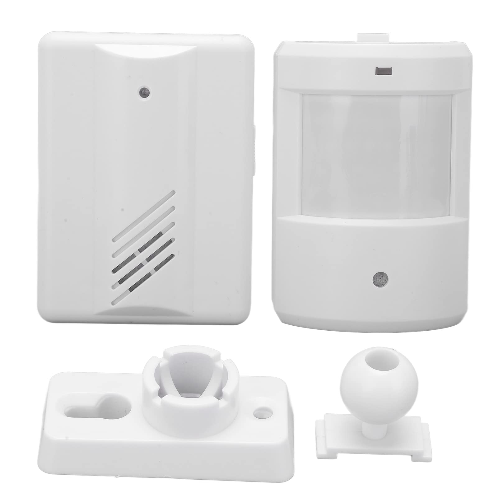 Wireless Driveway Alarm, 1 Motion Detector Infrared Sensor and 1 Receiver, Window and Door Protection, Weatherproof, Home Security Alarm System for Protect Indoor/Outdoor Property