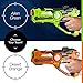 Set of 2 Infrared Laser Tag Guns, 2 Player Indoor and Outdoor Team Game - by Toydaloo (Orange, Green)