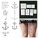 Tattify Assorted Nautical Temporary Tattoo Pack - Anchored