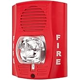 SS-P2RH-LF Wall/Ceiling 520Hz Horn/Strobe, Red