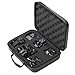 DIY Carrying Case (Small) for Mini Drone Quadcopter, Action Cameras- Pre-Cut Pick and Pluck Foam - Fits Syma, Hubsan, JJRC, Cheerson, Holystone, GoPro, SJCAM- Splash-Proof | EVA - Maximum Protection