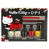 Mini Hello Kitty Nail Polish Lacquer 1 Set 5 x 1/8oz + Nail Art Tool!!