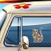 Cat Sticker Kitty Decal by Megan J Designs™ - Laptop Window Car Vinyl Sticker …