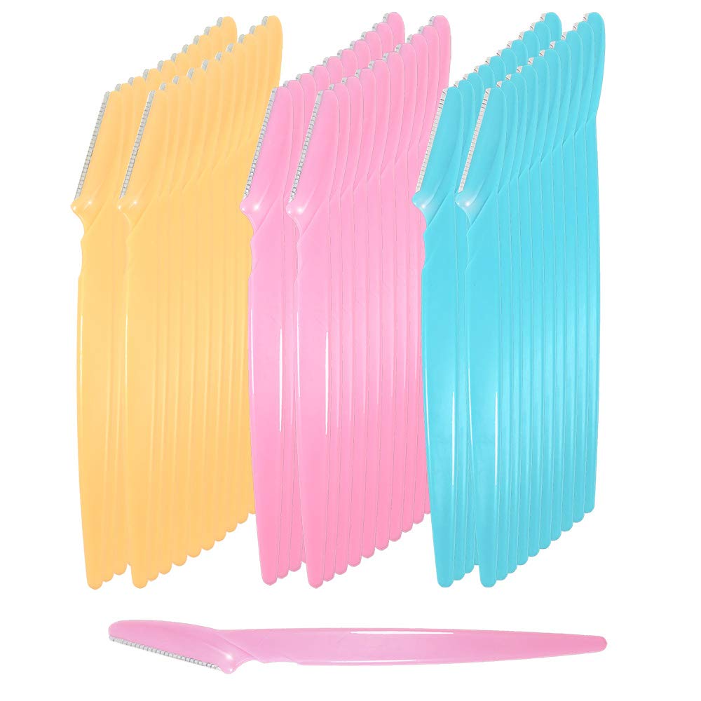 AKORD 60 Pcs Eyebrow Razor Shaper Shavers Trimmers Hair Removers