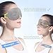 Cotton Sleep Eye Mask - Light Blocking Sleep Mask, Comfortable & Lightweight Sleeping Mask with Adjustable Strap(Grey)