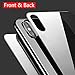 JingooBon Front and Back Screen Protector Compatible with iPhone Xs/iPhone X, Tempered Glass [3D Touch] Front and Rear Anti-Fingerprint/Scratch Compatible with iPhoneXs/iPhoneX (5.8 inch)