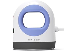 IMREN Mini Heat Press, Small Heat Press with 4.33'' *2.67'' Ceramic-Coated Heat Plate for Small Objects Like Shoes, Stuffed Animals, Hat & T-Shirt,3 Heating Levels Mini Heat Press Machine, Purple