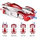 SGILE Remote Control Wall Climbing Car-RC Car for Kids, Dual Mode 360° Rotating LED Head Gravity Defying, Birthday Present Gift for Boys, Red