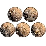 Jig Pro Shop Norse God Series 1 oz .999 Pure Copper Round/Challenge Coin