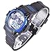 Kids Boys Sports Digital Water Resistant LED Eye Wrist Watches with Back Light, Alarm, Stopwatch, Chronograph, Chime, Calendar, Date and Day, 12/24 Hours Blue