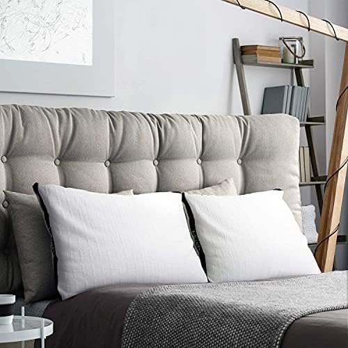 Hush Hybrid Cooling Pillow | Adjustable Loft Memory Foam + Vegan Down | Iced Bamboo Cooling Cover for Hot Sleepers | Custom Comfort for All Sleep Positions | Proudly Canadian