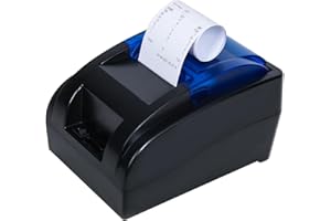 RIBAO TECHNOLOGY RIBAO Thermal POS Printer Receipt Printer Connect BC-55 BC-40 BCS-160 Mixed Bill Money Counter & Coin Sorter 58mm USB Cash Drawer Interface NOT for Square NOT for Other PC Device