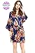 Bridesmaids Robes Floral Wedding Bride by Endless Envy  Navy  One Size Fits 0-14