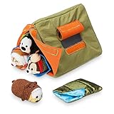 Disney Store Mini Tsum Tsum Special Camp Set with Plush Tent and 4 Micro 2.5 Stuffed Plush Toys