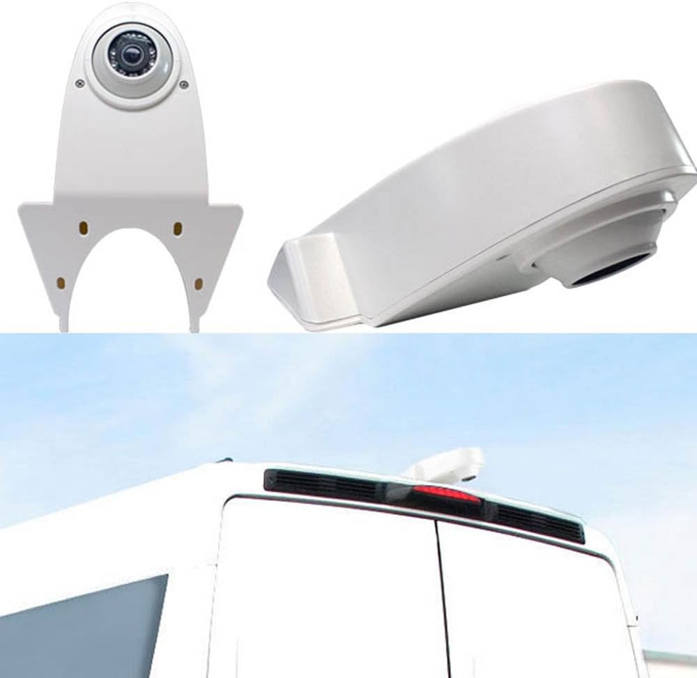 Greatek Reversing Camera for Van 3rd Brake Light Rear View Parking Camera for Sprinter Viano Vito VW Crafter T5 Master Transit