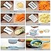 Jeslon Vegetable Mandoline Slicer - 10 in 1 Vegetable Spiralizer Cutter and Shredder - Kitchen Multipurpose Julienne Grater with Guard and Egg white Separator - Low Carb Meals Veggie&Food Dicer