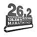 Gone For a Run | Runner's Race Medal Hanger | 26.2 Math Miles | Small Holds 6 Medals