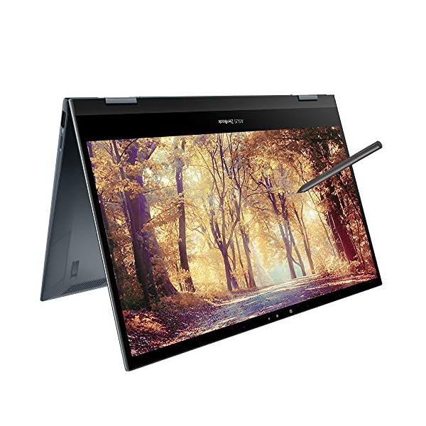 ASUS ZenBook Flip UX363EA Full HD 13.3" Touchscreen Laptop (Intel i7-1165G7, 16GB RAM, 512GB PCIe SSD, Windows 10) - Includes LED NumberPad, Pine Grey