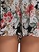 Persun Women Limited Black Floral Print Romper Playsuit With Long Flare Sleeves