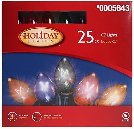 25 C7 Multi Color Light Set Indoor/Outdoor