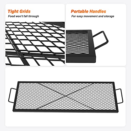 onlyfire Rectangle XMarks Fire Pit Cooking Grate, 44Inch Pricepulse