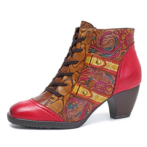 bohemian splicing boots