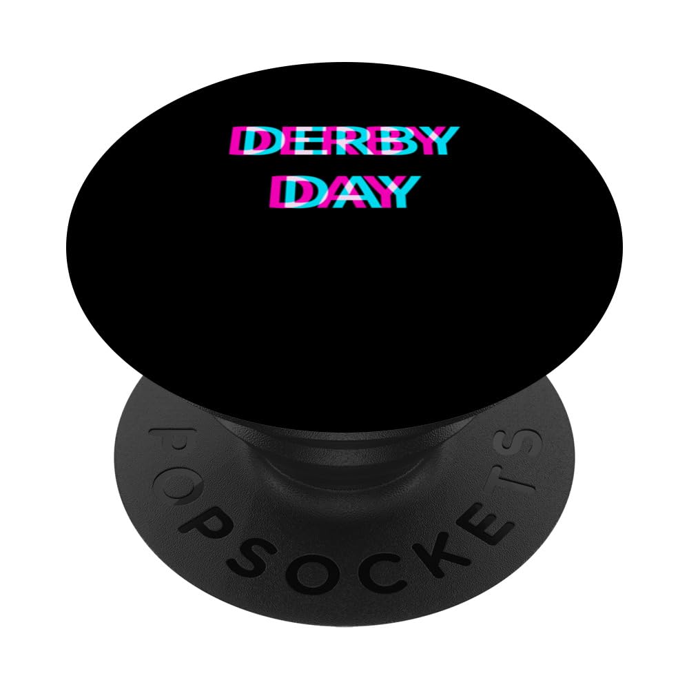 Derby Day 150th Horse Racing Derby Equestrian Sport Turf PopSockets Swappable PopGrip
