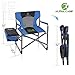 ALPHA CAMP Directors Chair Oversize Support 300 lbs Folding Portable Camping Chair Lightweight for Outdoor Breathable Mesh Back with Cooler Bagthumb 4