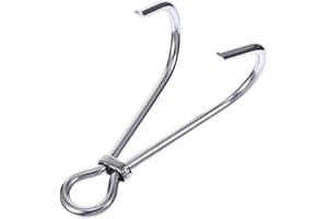 MUELODSIC 316 Stainless Steel Double Hook Scuba Diving Gear for Attaching to Flotation Vests and Rocks