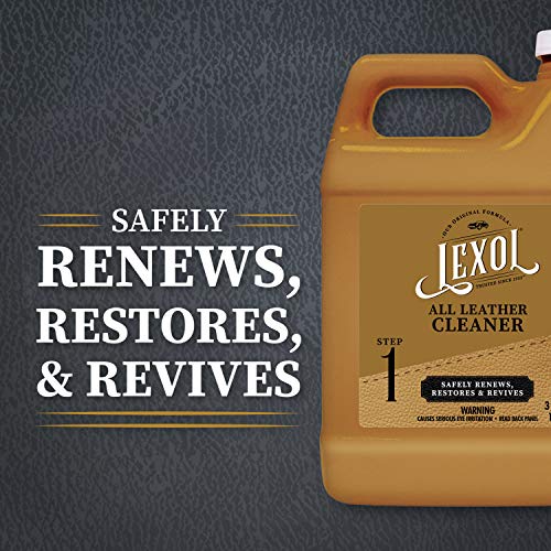All Leather Cleaner (Step 1) by Lexol, Use on Furniture, Car Interior
